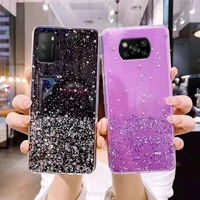 Bling Diamond Star Glitter Phone Case For Xiaomi Poco Nfc Pro Pro Soft Tpu Back Cover Fundas Capa