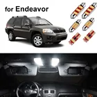 17 шт. can-bus светодиодная лампа для освещения салона автомобиля Комплект для Mitsubishi Endeavor D7 D8 2004-2011 внутрений потолочный купол лампа для чтения