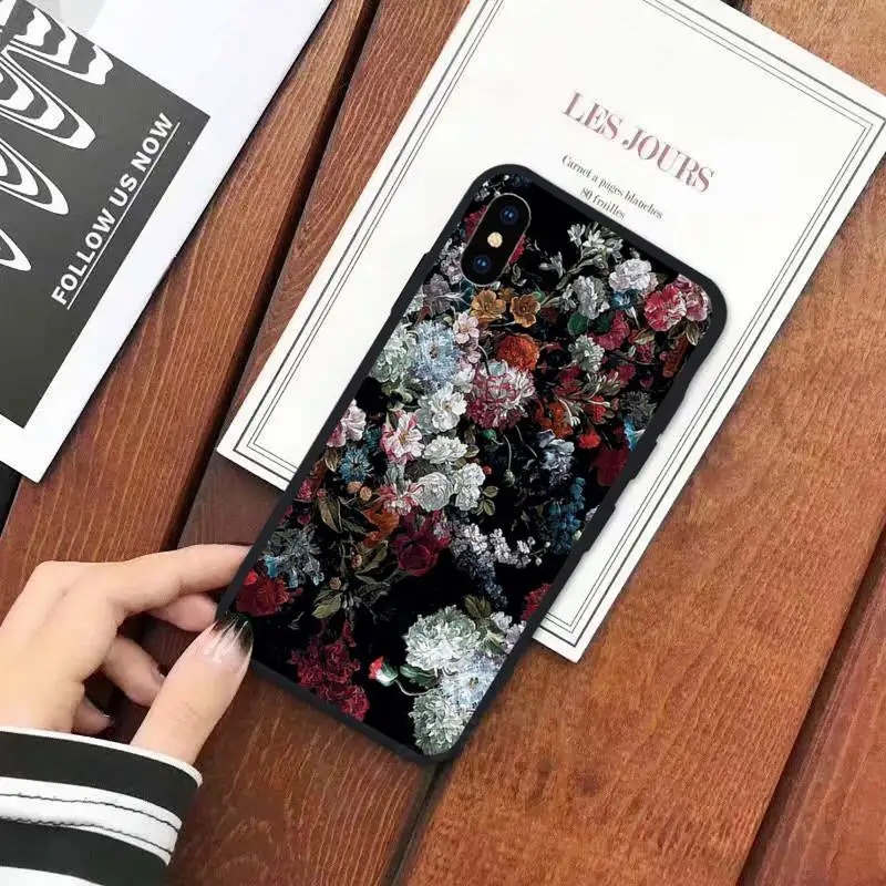

Colorful flowers aesthetics pattern Phone Case for iPhone 11 12 mini pro XS MAX 8 7 6 6S Plus X 5S SE 2020 XR
