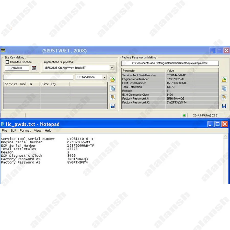 CAT ET Factory генератор паролей Keygen 10bite с поддержкой Windows XP/Vista/7/8/10 | Автомобили и