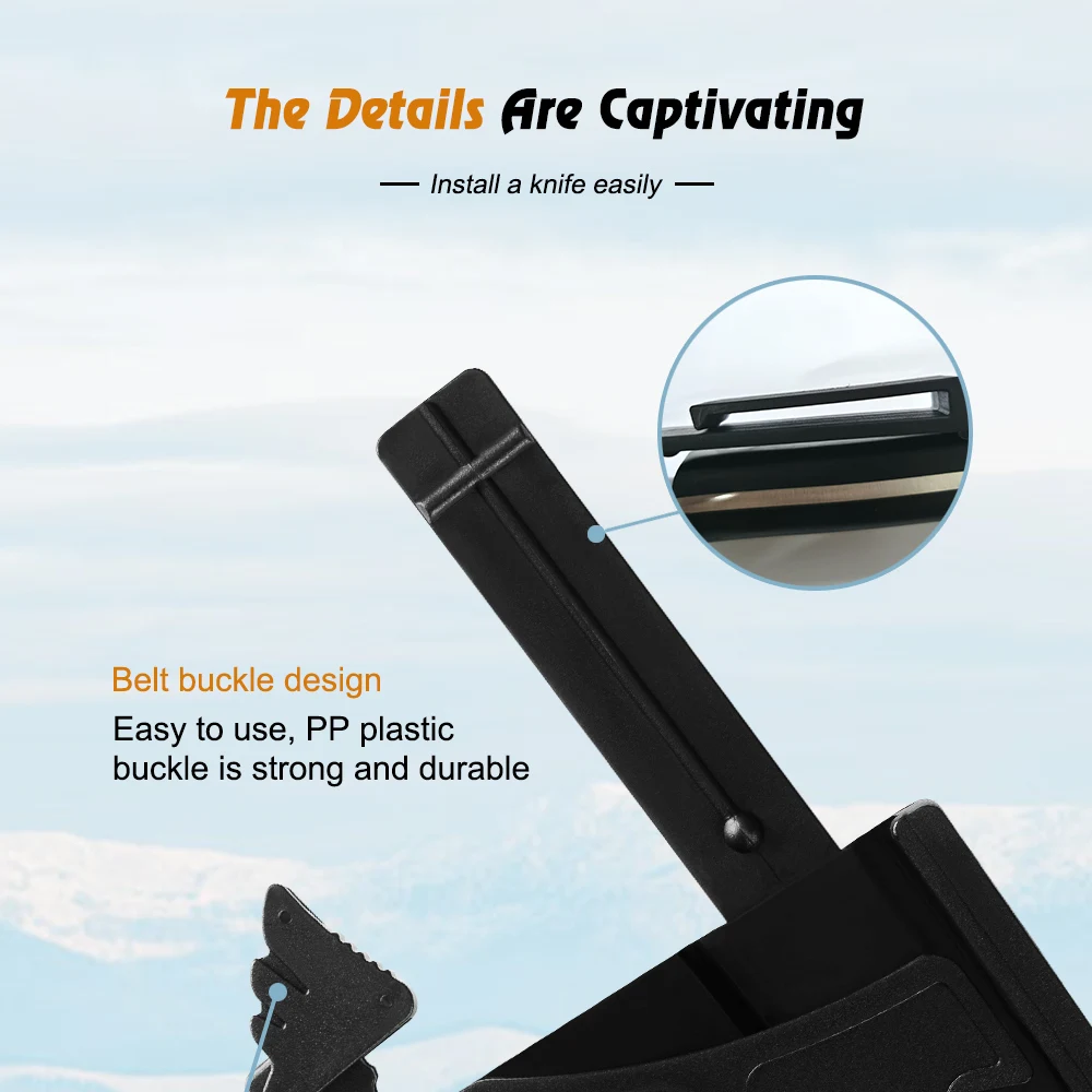 Пластиковый нож для мясника Sowoll искусственный из нержавеющей стали измельчения