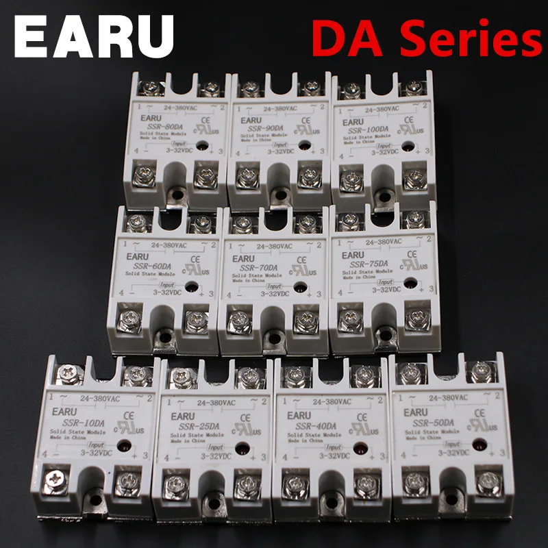 Твердотельное реле постоянного тока 3-32 В вход переменного 24-480 выход SSR 80 А