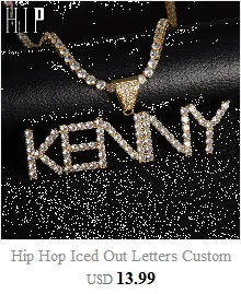 Хип-хоп индивидуальный заказ фото Iced Out Bling кубический циркон кальмар ожерелье и кулон для мужчин ювелирные изделия с теннисная цепочка