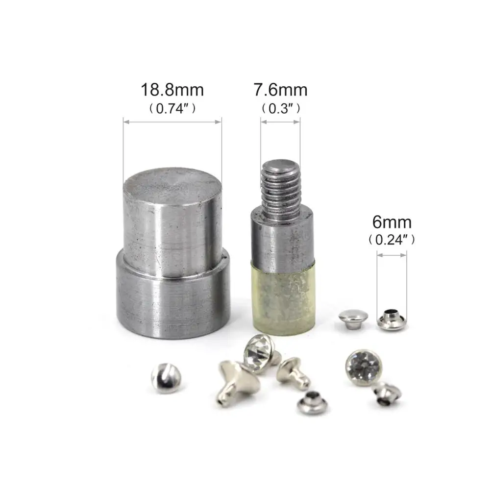 KALASO 5 комплектов ручные пресс-формы инструмент для заклепок с кристаллами и