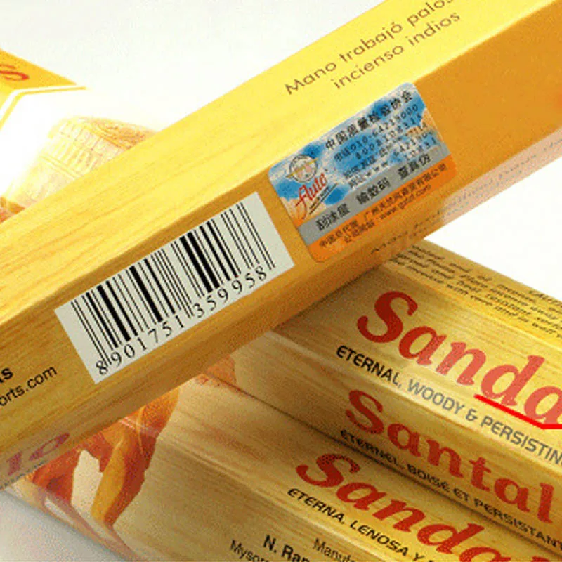 Палочки для ароматизатора 20 палочек/коробка многостильные индийские палочки