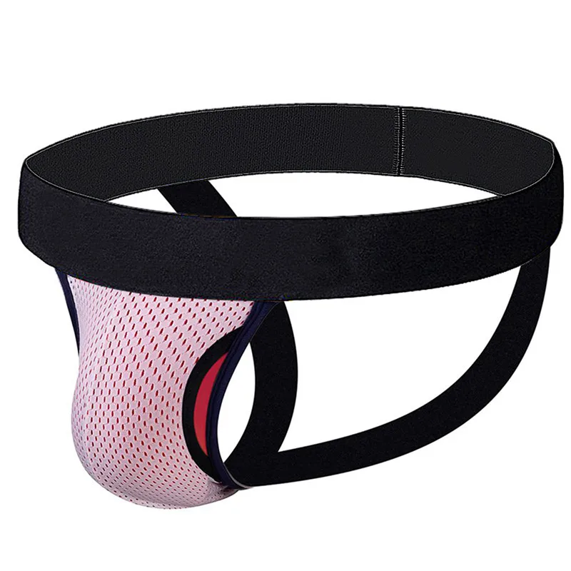 Мужские стринги с двойной сеткой дышащее отверстие мужское бикини сексуальное