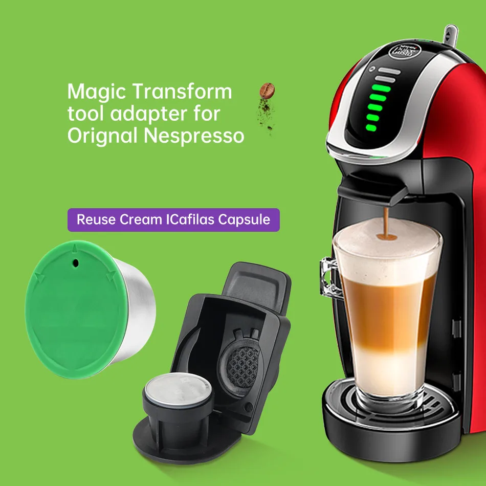 

Оригинальный держатель для фильтра Dolce Gusto, оригинальная модель Nespresso, многоразовый адаптер