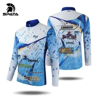 spata 2021 new quick dry moisture wicking uv sun protection jerseys upf 50 anti mosquito long sleeves breathable fishing shirts