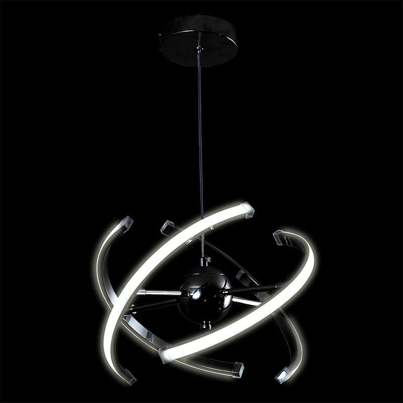 Хромированным покрытием светодиодный подвесной светильник Лофт 40 Вт DIY Кухня