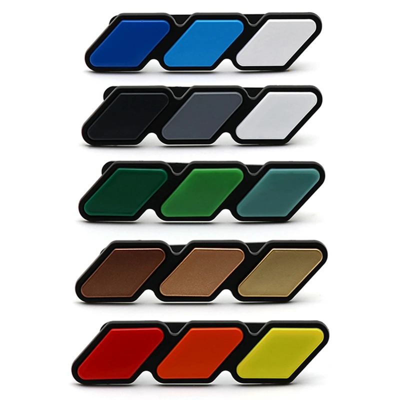 

New Tri-color Grille Badge Emblem For Toyota Tacoma/4runner/tundra Grille Badge Decoration Accessories Car Styling Sticker 2021