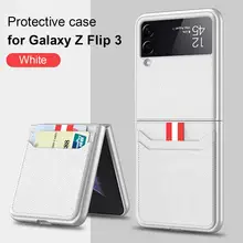 For Samsung Z Flip3 Case Transparent Clear Hard PC Phone Back Cover For Samsung Galaxy Z Flip 3 Cases ZFlip 3 Flip3 Shells Cover