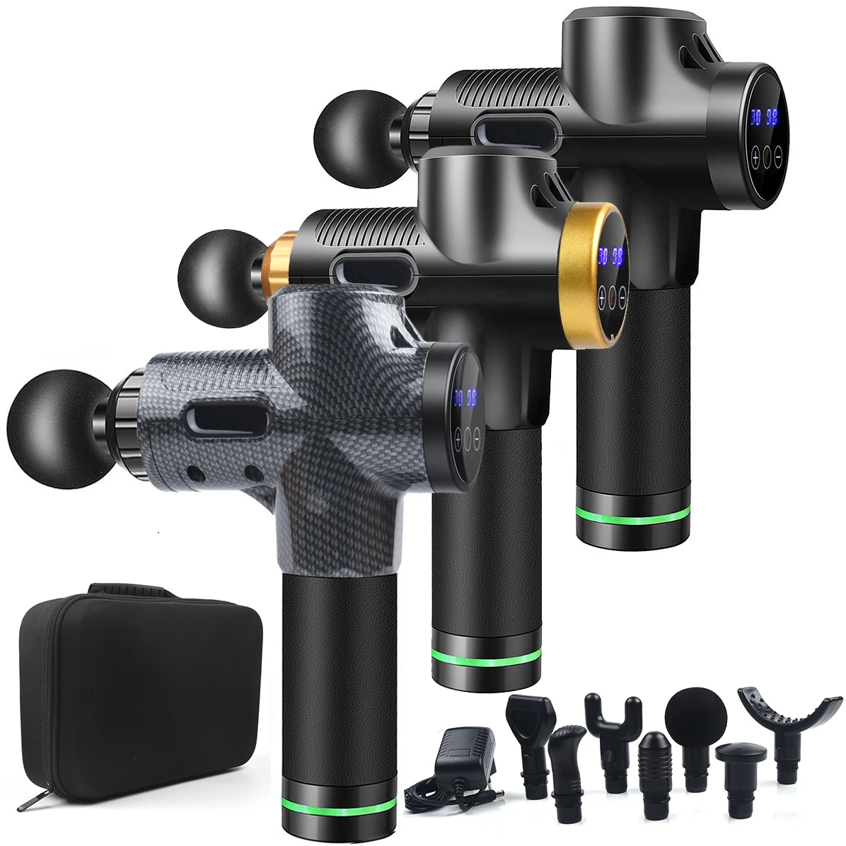 Электрический массаж мышц пистолет Лимфодренажный массажер терапии тела Fascial