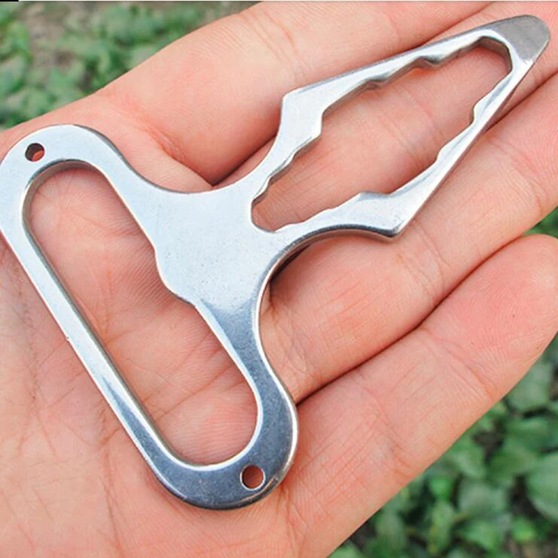 

Keychain Self Defense Suppy Protection Tool Stainless Steel Bottle Opener Wrenchs Personal Defense Safety Security For Outdoor