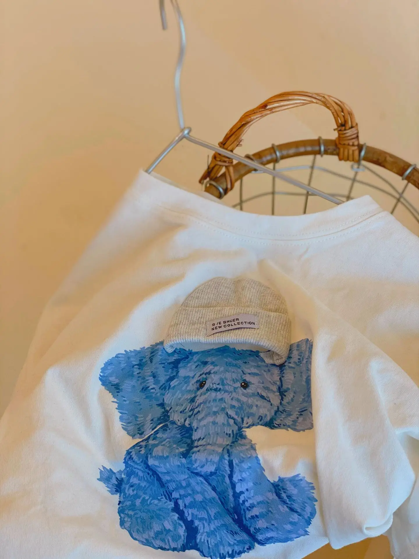 Spring Autumn New Children Long Sleeve T Shirt Cartoon Boys Tops Loose Kids Sweatshirt Cotton Girls Tee Baby Clothing 1-7 Year