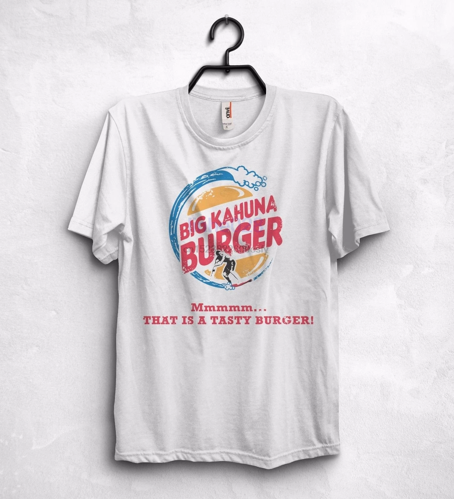 Модная футболка с короткими рукавами и круглым вырезом Kahuna Burger 2019|Мужские