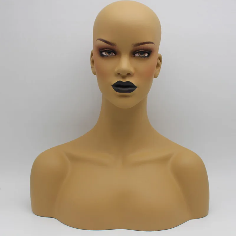 Черная помада женский манекен из стеклопластика голова бюст для париков | Дом и
