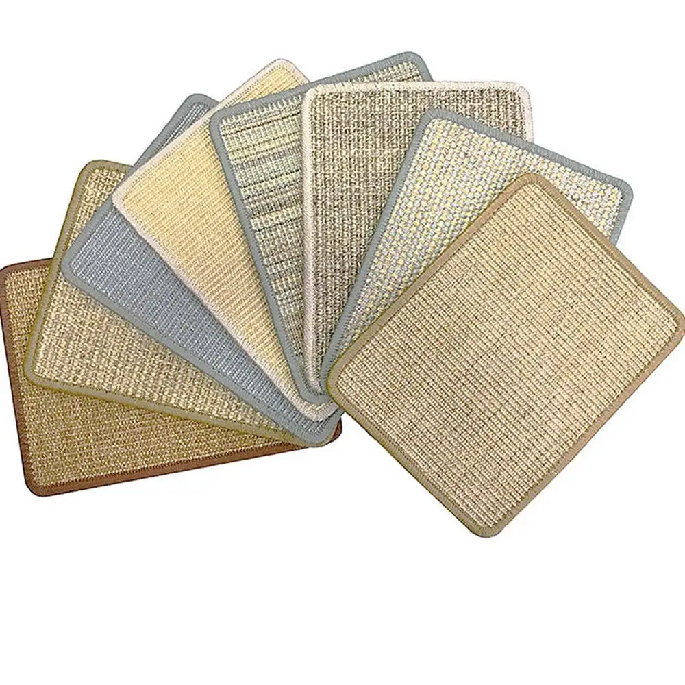 Коврик для когтеточки кошек из натурального сизаля коврик кровати скалолазание