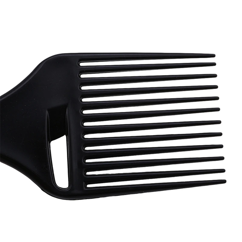 

1PC Comb Hair Fork Comb Insert Hairdressing Curly Hair Brush Comb Hairbrush Styling Tool For Men & Women Black