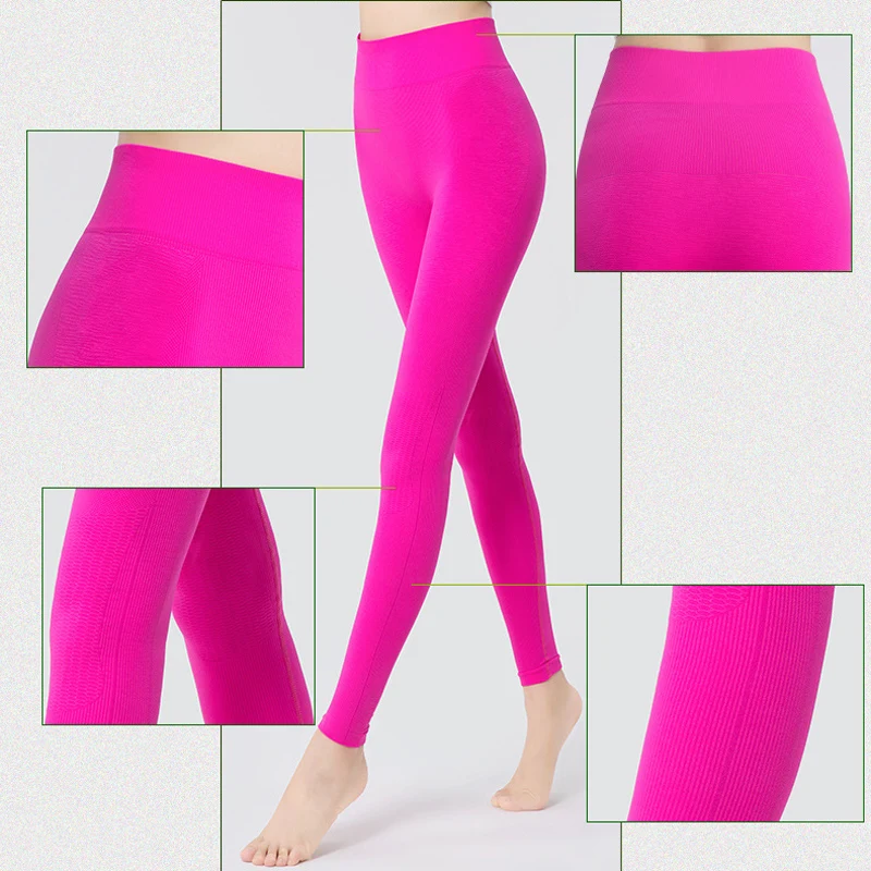 Женские спортивные штаны бини для занятий фитнесом и йогой Леггинсы с высокой