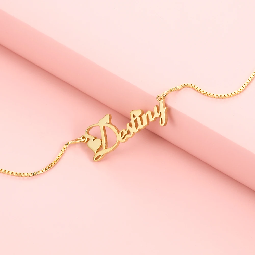 Женское ожерелье из серебра 925 пробы с подвеской-именем | Украшения и аксессуары