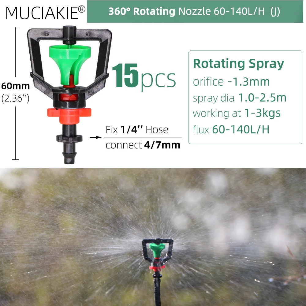 MUCIAKIE Садовые разбрызгиватели 24 видов