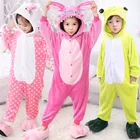 Детские пижамы в виде панды, зимняя фланелевая теплая одежда для сна, комбинезоны в виде животных для мальчиков и девочек, горячая распродажа