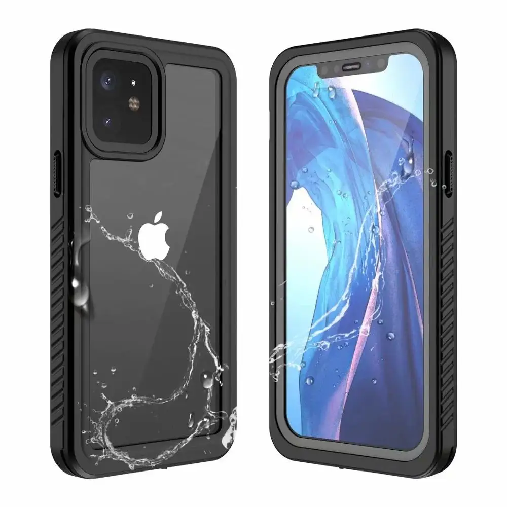 

Full Body Protection IP68 Waterproof Armor Case for iPhone 12/12 Mini/12 Pro/12 Pro MAX Shockproof Heavy Duty Defender Cover