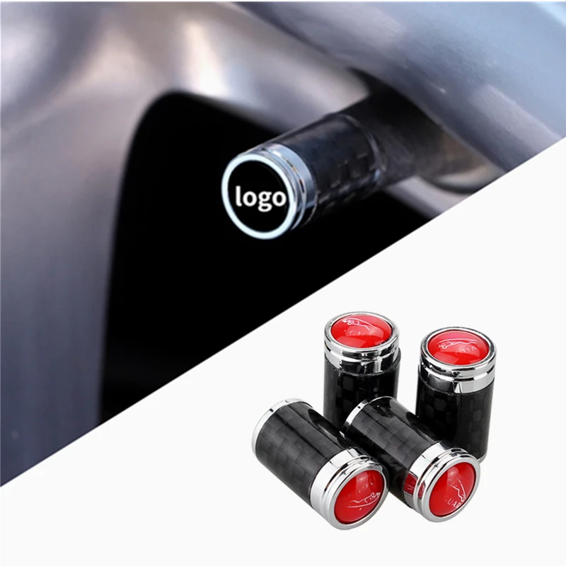 Колпачки клапанов автомобильных шин из углеродного волокна для Jaguar XJ XJL XJS XJ6 F pace