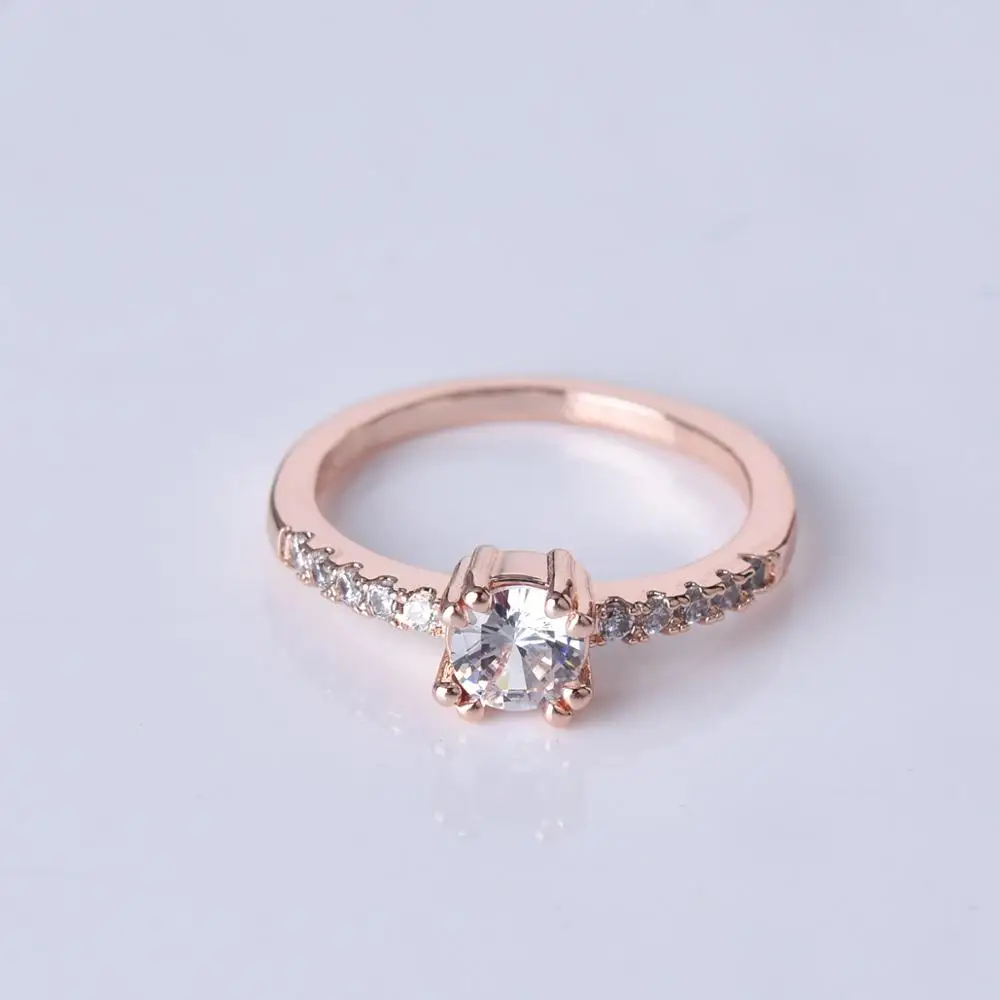 Роскошное простое циркониевое кольцо MENGYI женское свадебное украшение для