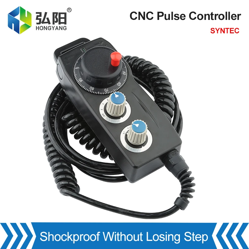 

CNC Controller Machine Tool SYNTEC Electronic Handwheel Manual Pulse Generator 4-Axis Encoder Handheld Box Original