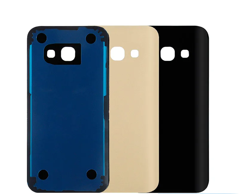 10 шт Для Samsung Galaxy A3 2017 Крышка батарейного отсека стеклянная панель Задняя крышка