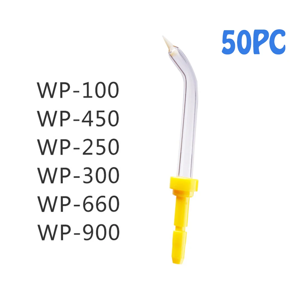 50pcs Sprinkler Oral Hygiene Accessories Replacement Tips for Water Pik WP-100 WP-450 WP-250 WP-300 WP-660 WP-900