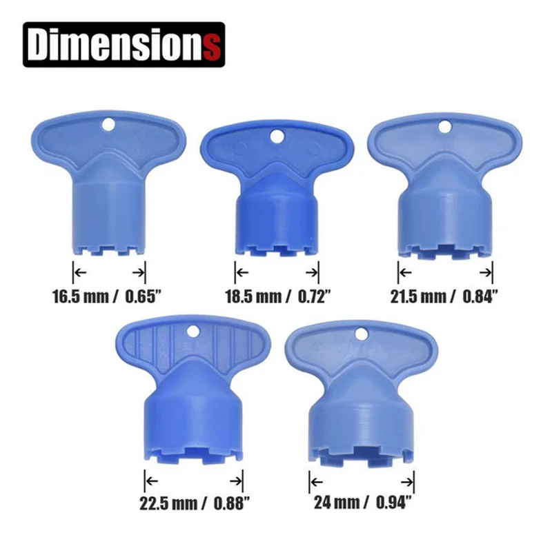 5Pc Plastic Faucet Aerator Repair Replacement Tool Spanner For Wrench Sanitary Ware Inflator Filter liner | Обустройство дома