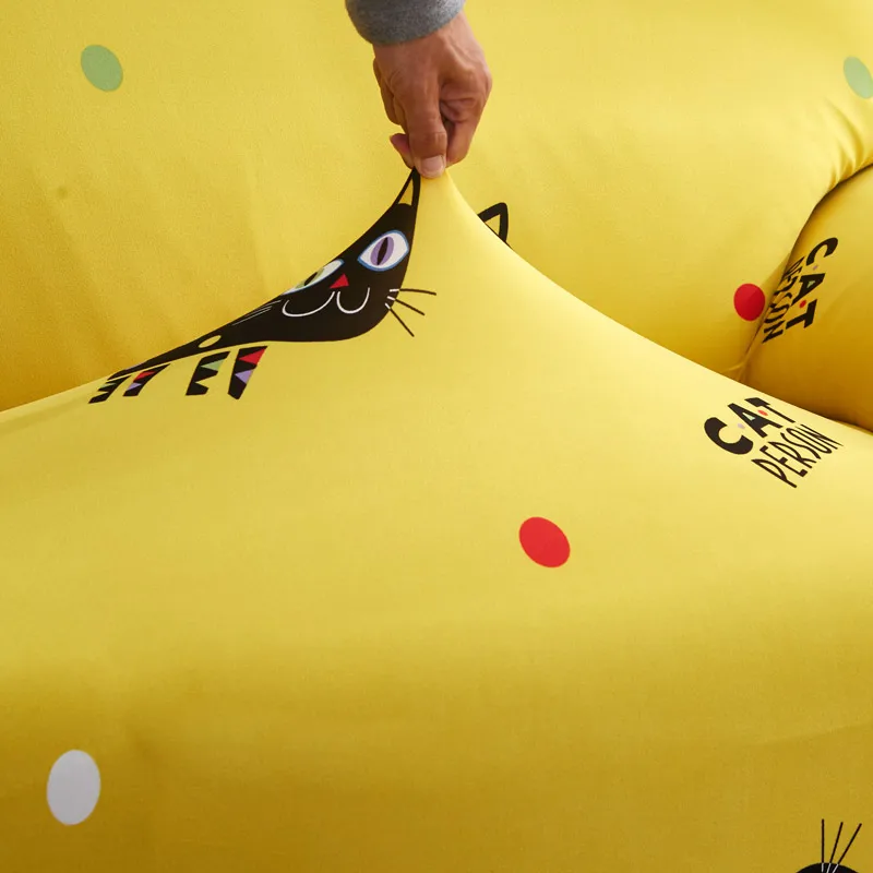 1/2/3/4 Seater Sofa Covers for Living Room Flower Slipcover Furniture Protector Stretch Elastic Three-seat | Дом и сад