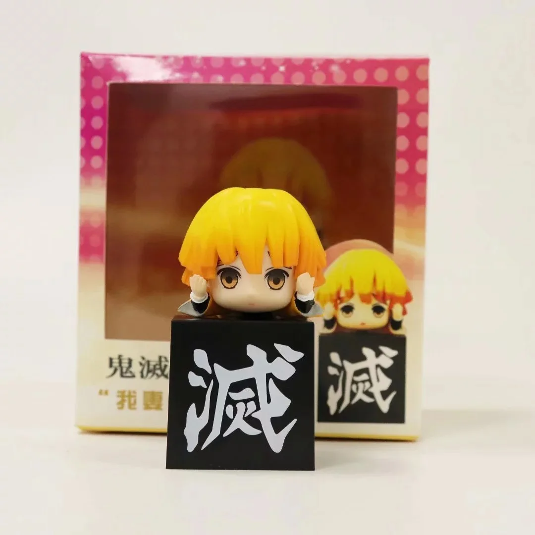 

3 Style/Set Q Version Demon Slayer Cosplay Kimetsu No Yaiba Figure Kamado Tanjirou Nezuko PVC Movie Model Toys Action Dolls
