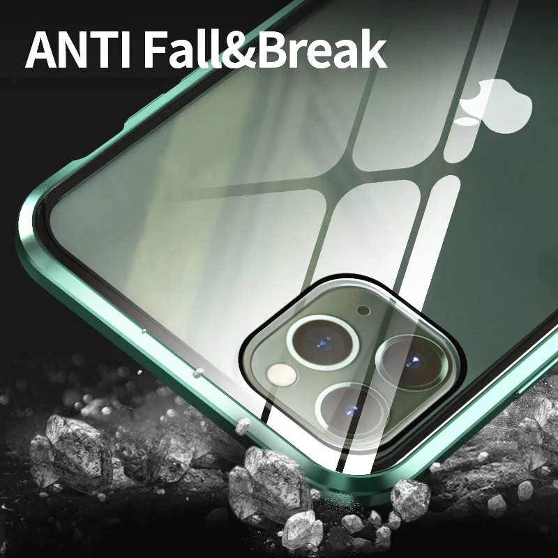 Магнитный чехол KISSCASE для iPhone 11 PRO MAX задняя крышка 7 8 6 6S Plus XS XR X антишпионские