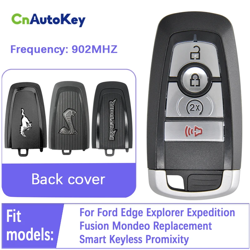 

CN018109-F2 Replacement Smart Remote Car Key Fob For Ford Edge Explorer Expedition Fusion Mondeo With 902 Mhz 49 Chip 4 Button