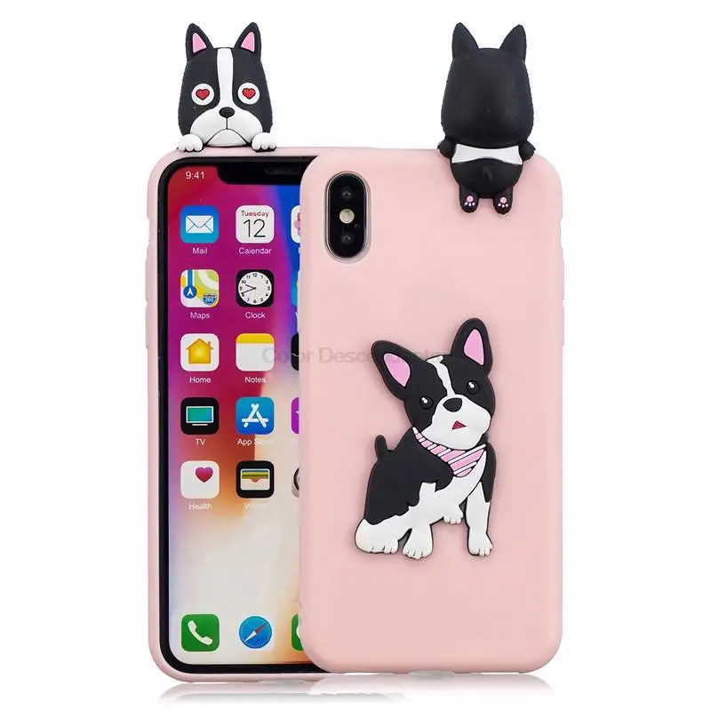 3D Panda Unicorn Cat Cactus Soft Silicone TPU Case For Coque iPhone 11 Pro Max X XR XS MAX 6 6S 7 8 Plus 5 5S SE Funda Capa | Мобильные