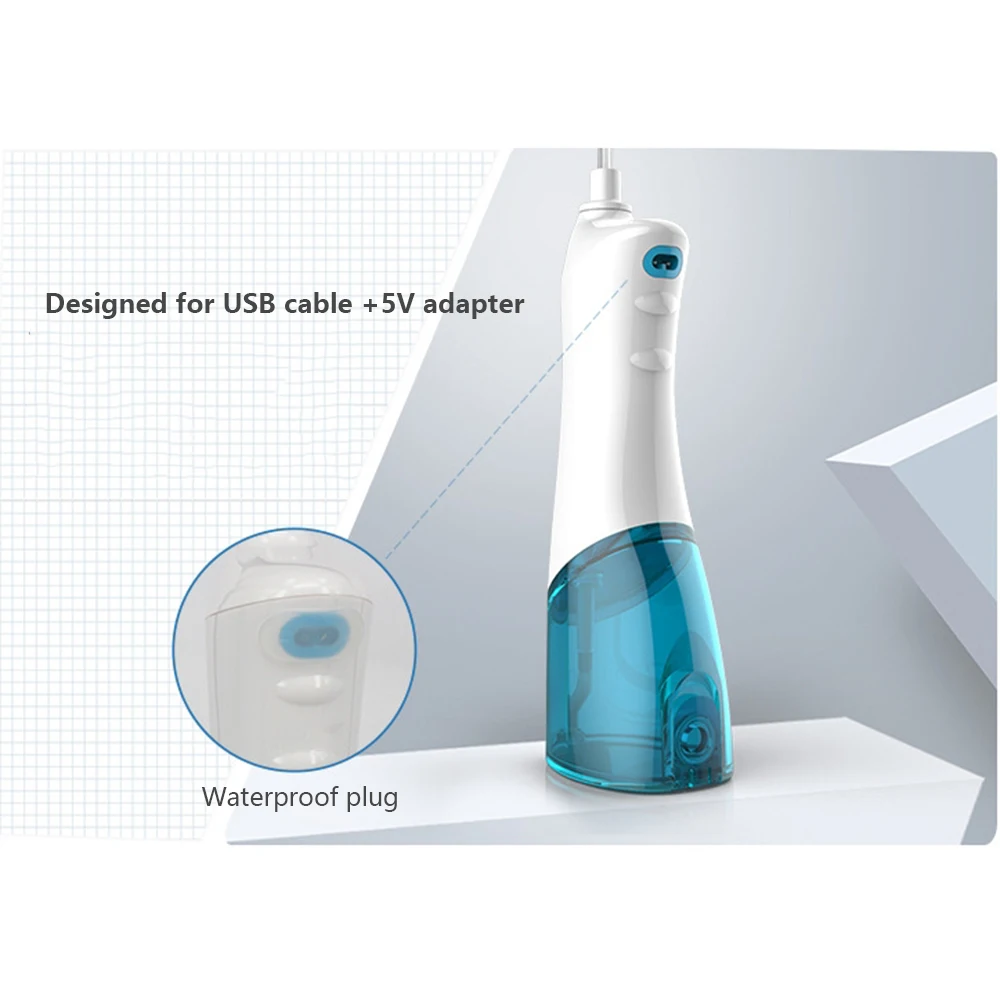 USB ирригатор для полости рта с аккумулятором 300 мл|Ирригаторы рта| |