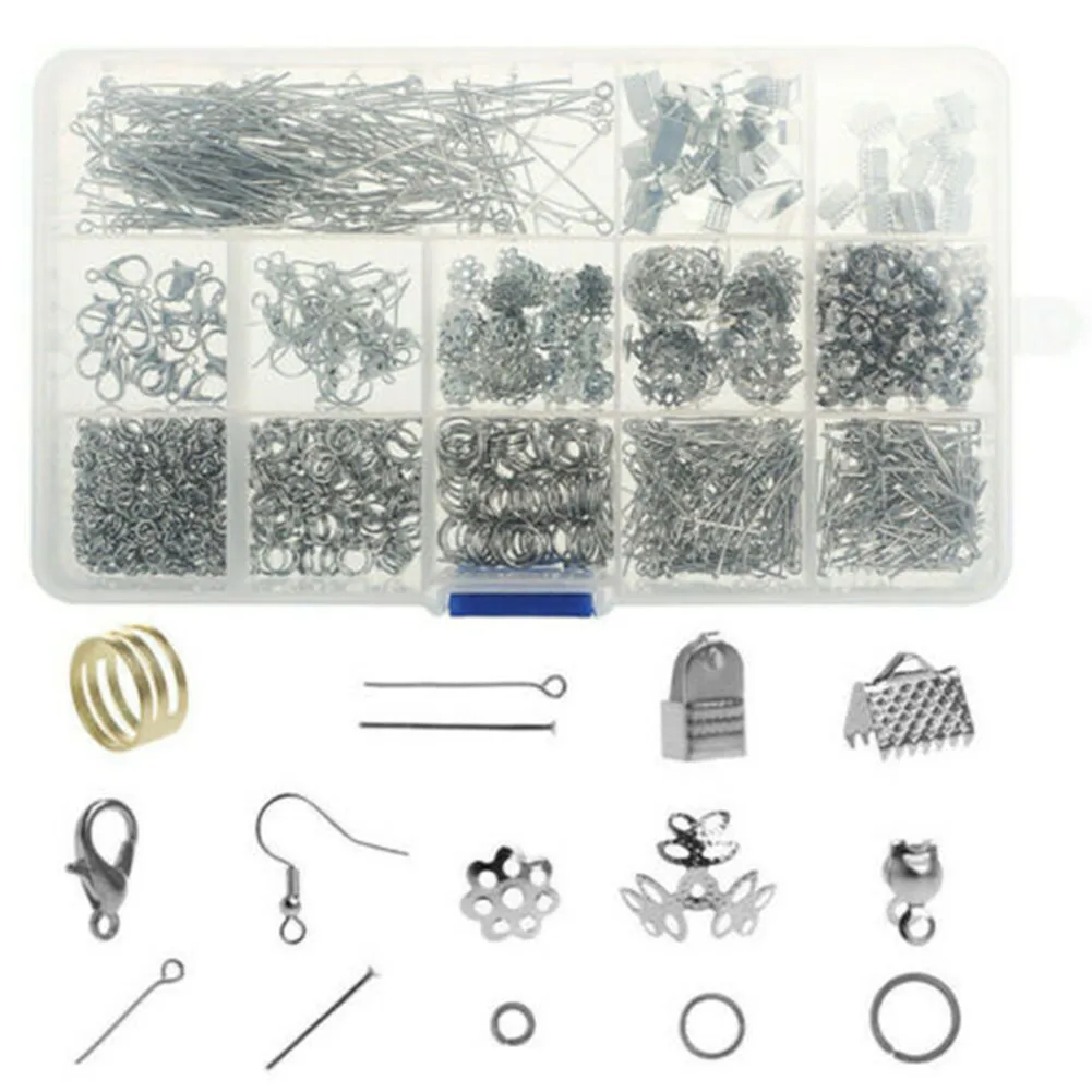 

Jewellery Making Kit Wire Findings Pliers Starter Tool Necklace Ring Repair DIY