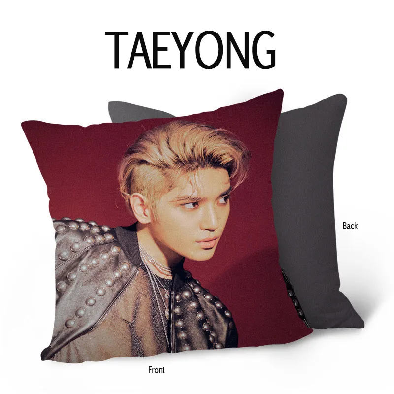 Kpop SuperM Jopping Double Sides Pillow Case Pillow Soft Chair Cushion KAI LUCAS TAEMIN TAEYONG BAEKHYUN TEN MARK