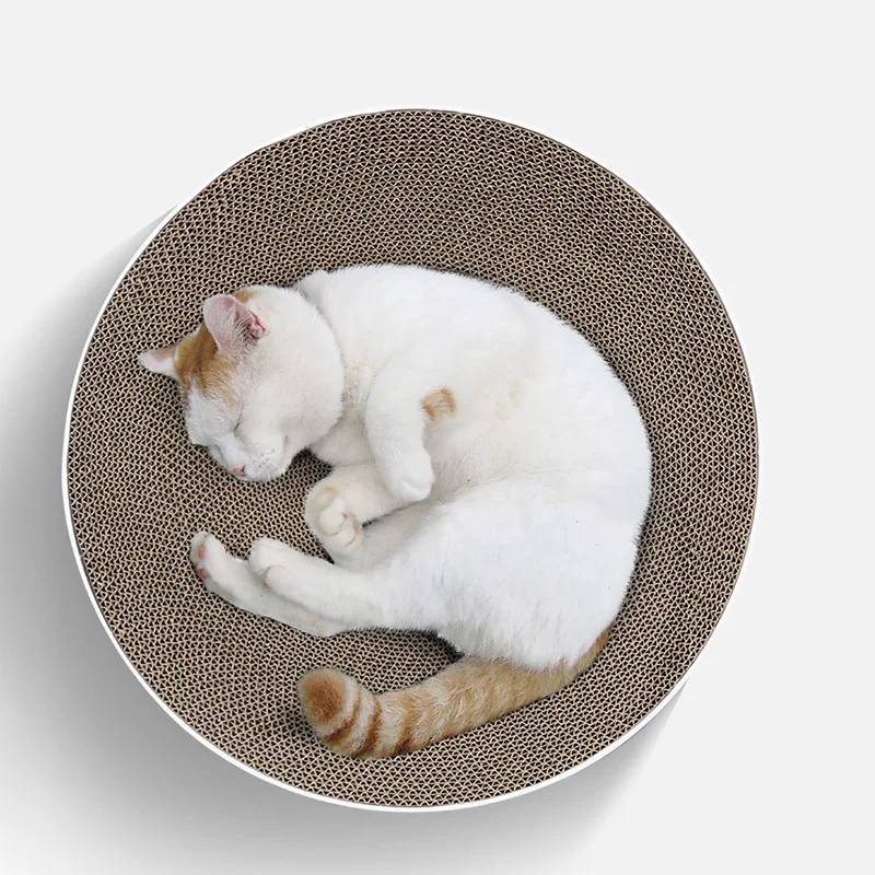 

Cat Scratch Board Corrugated Paper Cat Scratcher Grinding Nails Interactive Protect Furniture Pet Toys