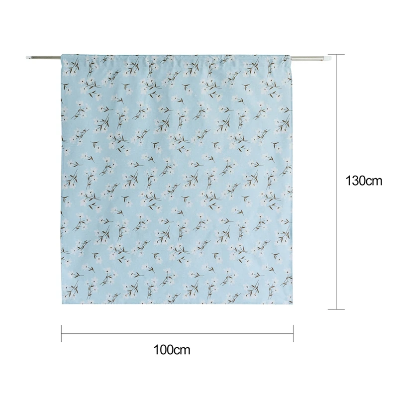 

Window Curtains Tulip Sun-shading Curtain White Daisy Curtains Flowers Printed Bedroom Living Room Balcony for Window Decoration