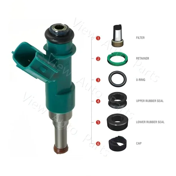 50 наборов топливных инжекторов Ремонтный комплект уплотнения для Toyota Camry Highlander