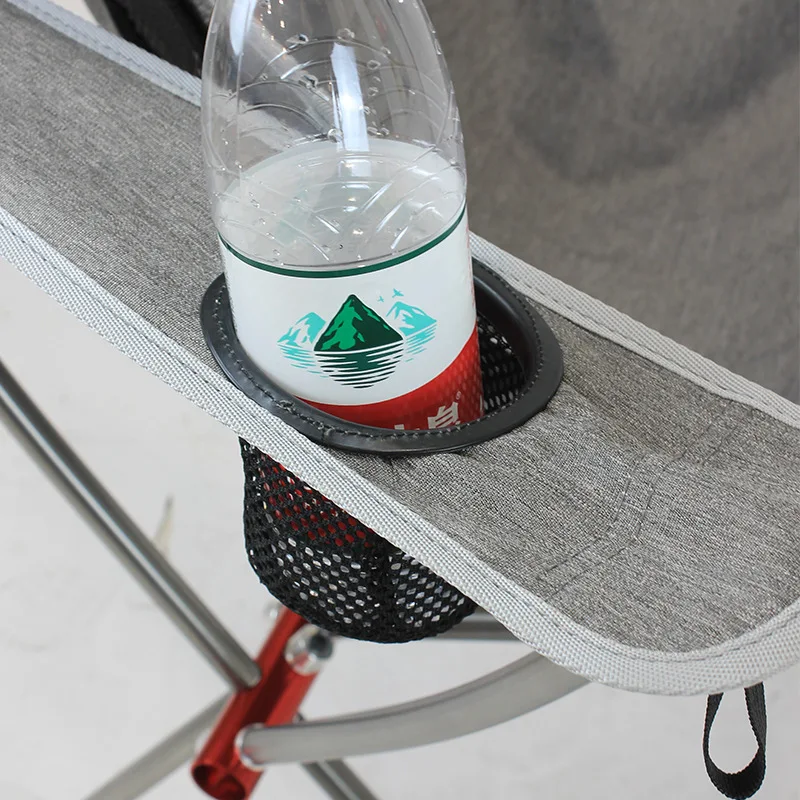 저렴한 팔걸이가 있는 야외 접이식 캠핑 의자, 경량 휴대용 7075 알루미늄 합금 비치 의자 피크닉 낚시