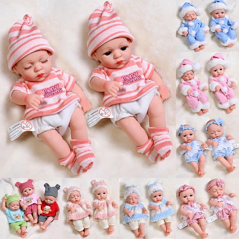 Bebes reborn menino 2357cm full silicone reborn baby dolls cute boy doll  reborn babies child girl toy dolls reborn bonecas - AliExpress