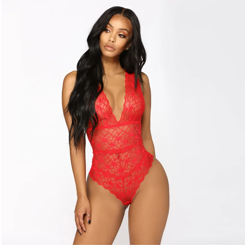 Интимное нижнее белье Dessous сексуальное кружевное Сетчатое прозрачное секс-боди