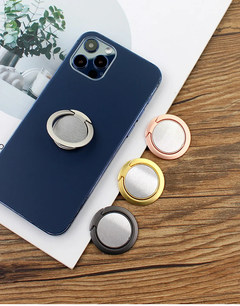 ultra thin stent accessories finger ring holder stand for xiaomi samsung 360 degree thin mobile phone ring holder for iphone 12 free global shipping