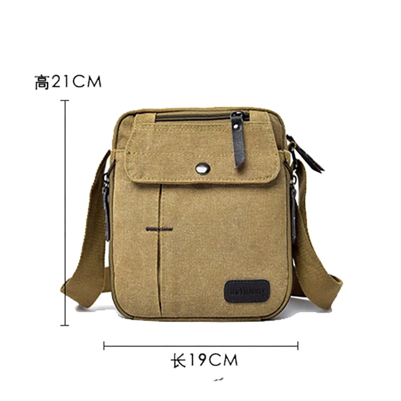 

Men's Canvas Bags Man Casual Travel Shoulder Crossbody Bag Luxury Messenger Bags for Male 2021 New Zipper Small Cloth Handbag