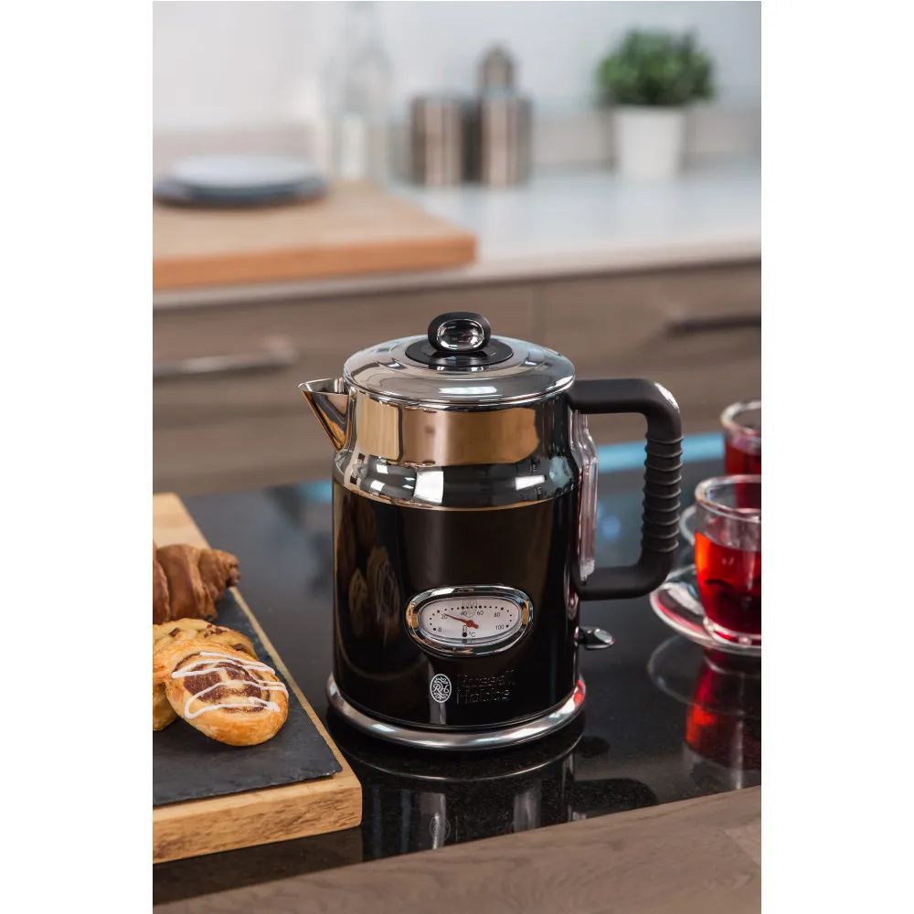 Электрический чайник Russell Hobbs Retro Black черный 21671 70|Электрические чайники| |
